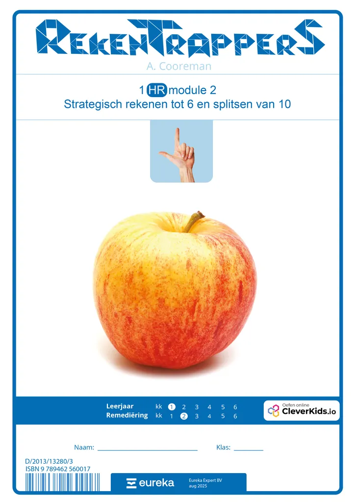 RekenTrapperS 1 HR mod 2 Basis | Strategisch rekenen tot 6 en splitsen van 10