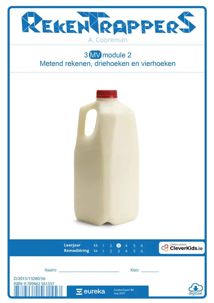RekenTrapperS 3 MV mod 2 | Metend rekenen, driehoeken en vierhoeken