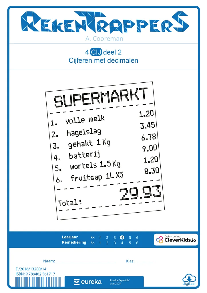 RekenTrapperS 4 CIJ | Deel 2 cijferen met decimalen