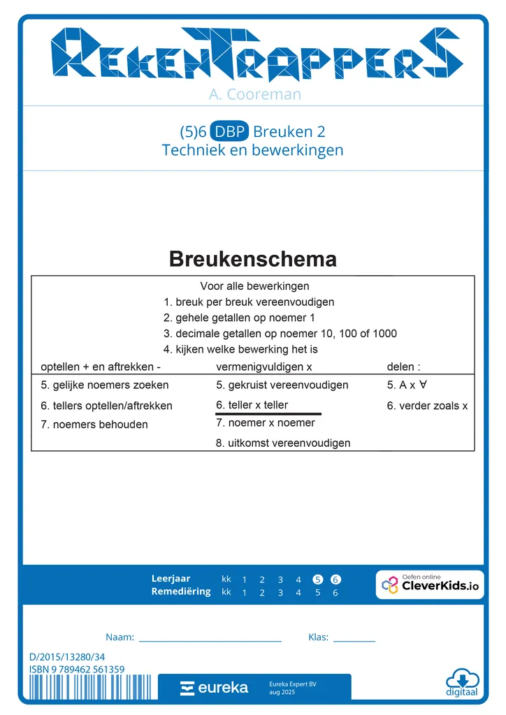 RekenTrapperS 56 DBP | Breuken 2: Techniek en bewerkingen
