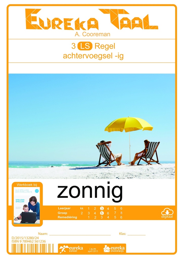 Eureka Taal 3 LS Regel | Zonnig – achtervoegsel -ig