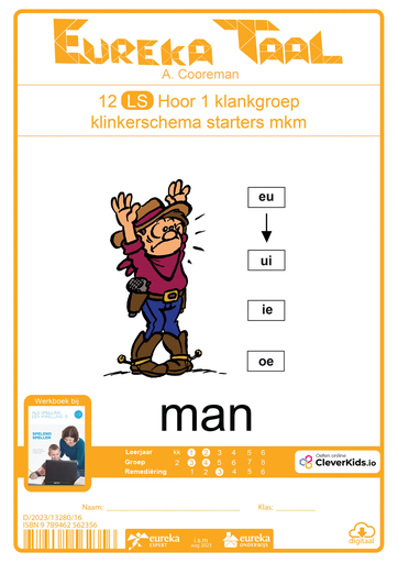 Eureka Taal 12 LS Hoor | Man – klinkerschema starters mkm